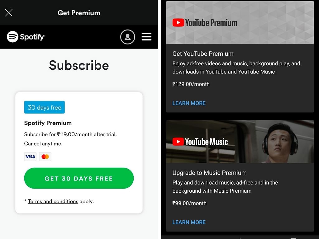 Spotify Premium Can T Be Purchased In This App India